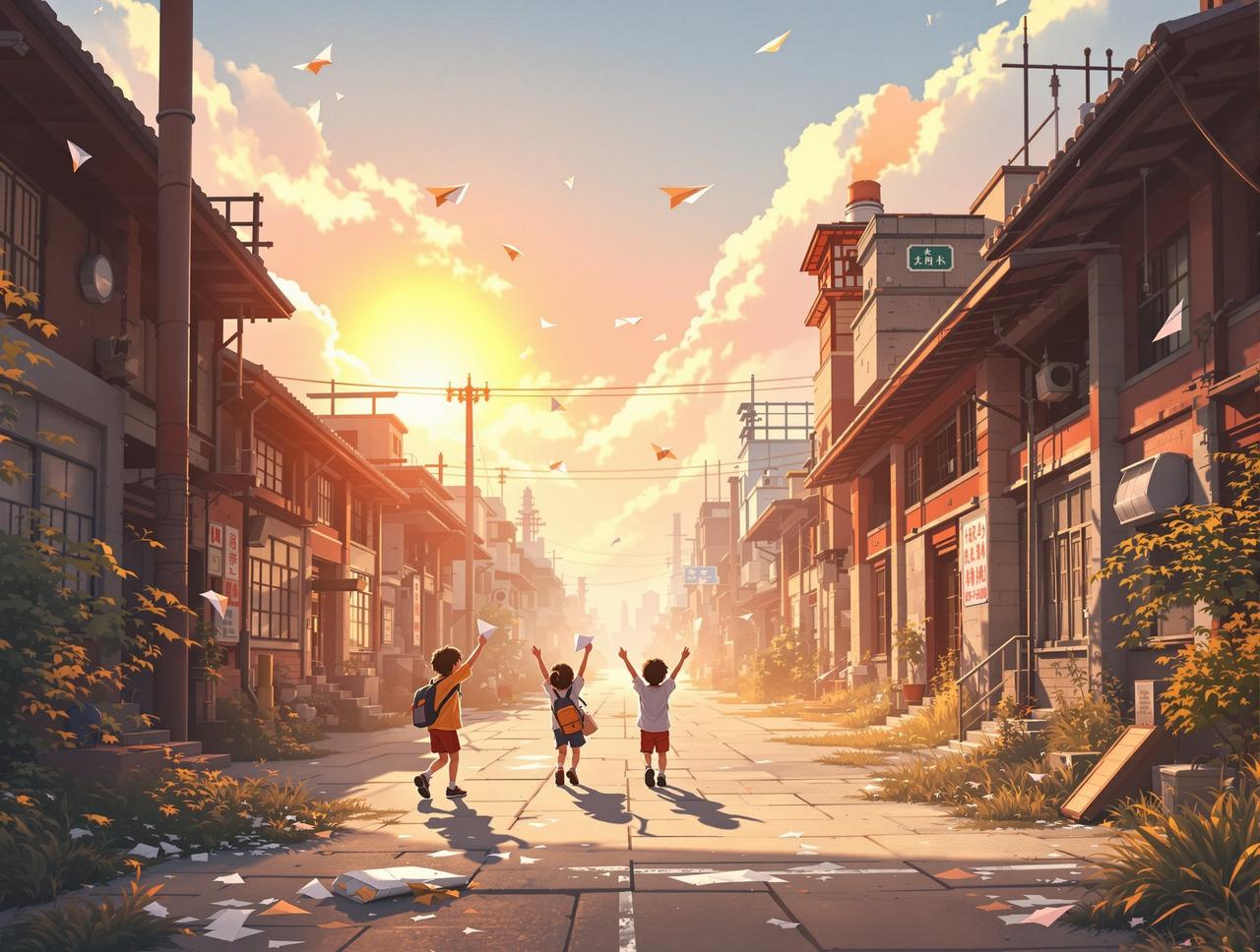 漫剧免费 - 纸飞机 漫剧免费作品《纸飞机》- 年代记忆题材短剧